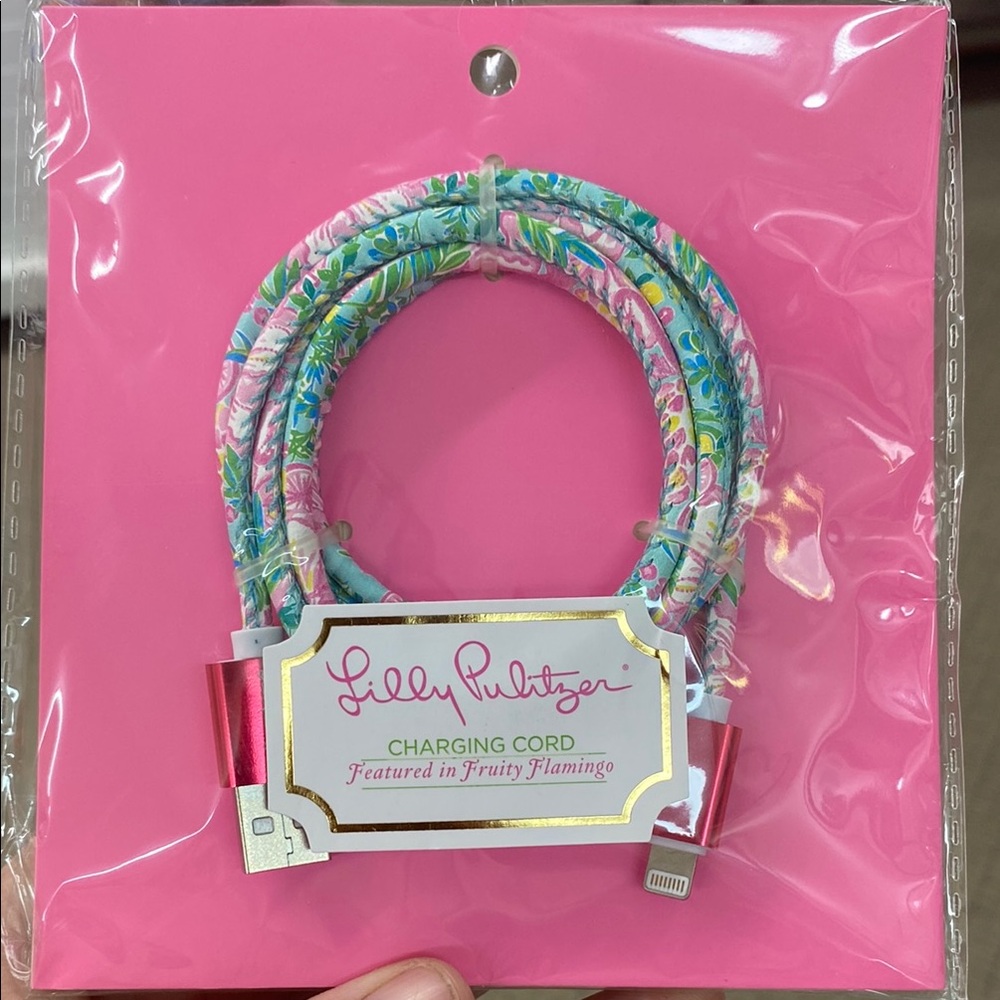 Lilly Pulitzer Fruity Flamingo Charging Cord